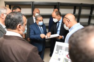 بالصور .. وزير الدولة للإنتاج الحربي يتفقد مبنى الوزارة في العاصمة الإدارية الجديدة 2 IMG 20210529 WA0020