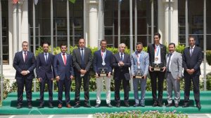 بالصور.. الأمين العام لجامعة الدول العربية يكرم أبناء الأكاديمية العربية الحائزين علي ميداليات بدورة الألعاب الأولمبية طوكيو 2020 3 IMG 20210902 WA0035 1