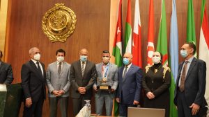 بالصور.. الأمين العام لجامعة الدول العربية يكرم أبناء الأكاديمية العربية الحائزين علي ميداليات بدورة الألعاب الأولمبية طوكيو 2020 2 IMG 20210902 WA0036