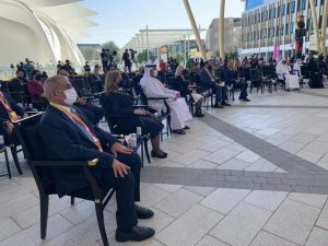 بالصور.. الدكتور إسماعيل عبد الغفار رئيس الأكاديمية العربية يشارك في فاعليات إكسبو 2020 3 FB IMG 1640100153928