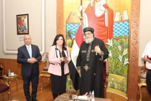 بالصور.. قداسة البابا تواضروس الثاني يستقبل رئيس الأكاديمية العربية للعلوم والتكنولوجيا والنقل البحري 5 FB IMG 1645575293008