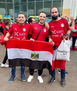 بالصور.. بنك saib ينظم رحلة خاصة لنقل المشجعين لدعم المنتخب المصري اليوم أمام الكاميرون 1 IMG 20220203 WA0104
