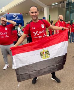 بالصور.. بنك saib ينظم رحلة خاصة لنقل المشجعين لدعم المنتخب المصري اليوم أمام الكاميرون 3 IMG 20220203 WA0105