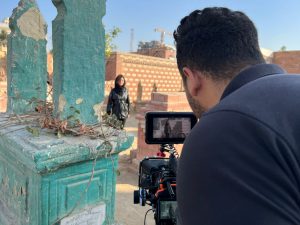 طلاب إذاعة وتليفزيون يستعرضون فيلم «توبة فرعون» 1 IMG 20220811 WA0079