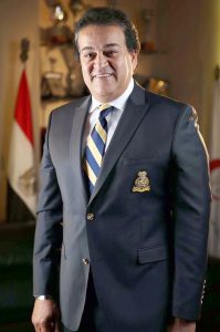 خالد الطوخى رئيس مجلس أمناء جامعة مصر للعلوم والتكنولوجيا يهنىء الدكتور خالد عبد الغفار والدكتور أيمن عاشور بمنصبهما الجديد 1 IMG 20220815 WA0038