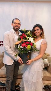 بالصور.. خطوبة الإعلامية شيماء البهنساوي علي رجل الأعمال أحمد العتر 1 IMG 20220824 WA0028