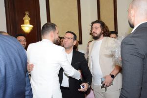 بالصور .. الإعلامية شيماء البهنساوى ورجل الأعمال أحمد العتر يحتفلان بعقد قرانهما بمسجد المشير 3 IMG 20220911 WA0038