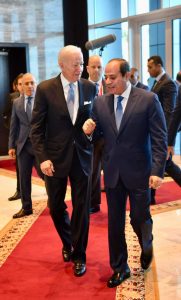 عاجل بالصور.. رئاسة الجمهورية تكشف كواليس لقاء الرئيس السيسي مع بايدن 3 FB IMG 1668182985805