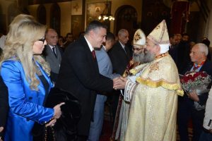 بالصور.. المهندس يوسف رشدان يحضر قداس عيد الميلاد المجيد.. ويهنئ الأخوة الأقباط 1 FB IMG 1673120431688