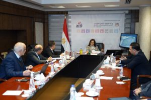 بالصور.. شريف حمودة يستعرض مكاسب مدينة طربول الصناعية في اجتماع مع وزيرة التخطيط 1 IMG 20230125 WA0005 2