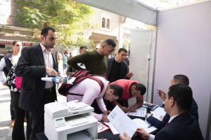 بالصور.. بنك saib يشارك في فاعليات الملتقى التاسع للتوظيف "شغلنى" 1 4 5