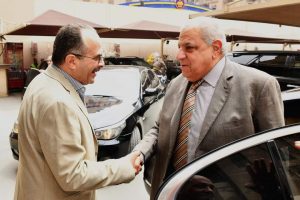 بالصور.. المهندس إبراهيم محلب يهنئ المهندس أحمد العصار بعد توليه رئاسة "المقاولون العرب" 1 FB IMG 1681919430298