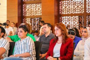 بالصور.. إقبال كبير من سكان الرحاب ومدينتي علي الملتقى التوظيفي الأول لمجموعة طلعت مصطفى 7 IMG 20231104 WA0095
