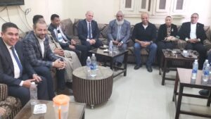 بالصور.. وفد من المؤسسة الدولية للتنمية الاقتصادية برئاسة الحاج إبراهيم الشنراوي الرئيس التنفيذي للمؤسسة يقدم التهاني والهدايا لكنائس بني سويف 1 IMG 20240109 WA0038