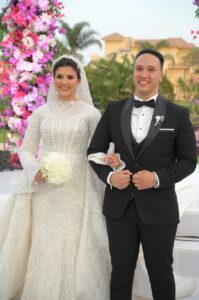 بالصور.. سيدة الأعمال عبير عصام تحتفل بزفاف نجلها عمار طارق ابو الركب 4 IMG 20240425 WA0122