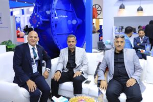 بالصور.. نائب وزير الاسكان يتفقد جناح «الدولية لصهر المعادن» في معرض وتريكس للبنية التحتية 2 IMG 20240428 WA0138