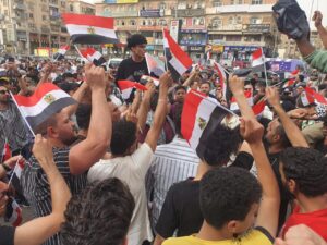بالصور.. تظاهرات حاشدة بميدان الحصري دعمًا للقضية الفلسطينية 2 IMG 20240510 WA0040