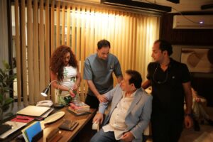 بالصور.. الدكتور عاطف عبد اللطيف ينتهي من تصوير فيلم ½ فيتو 1 IMG 20240624 WA0151